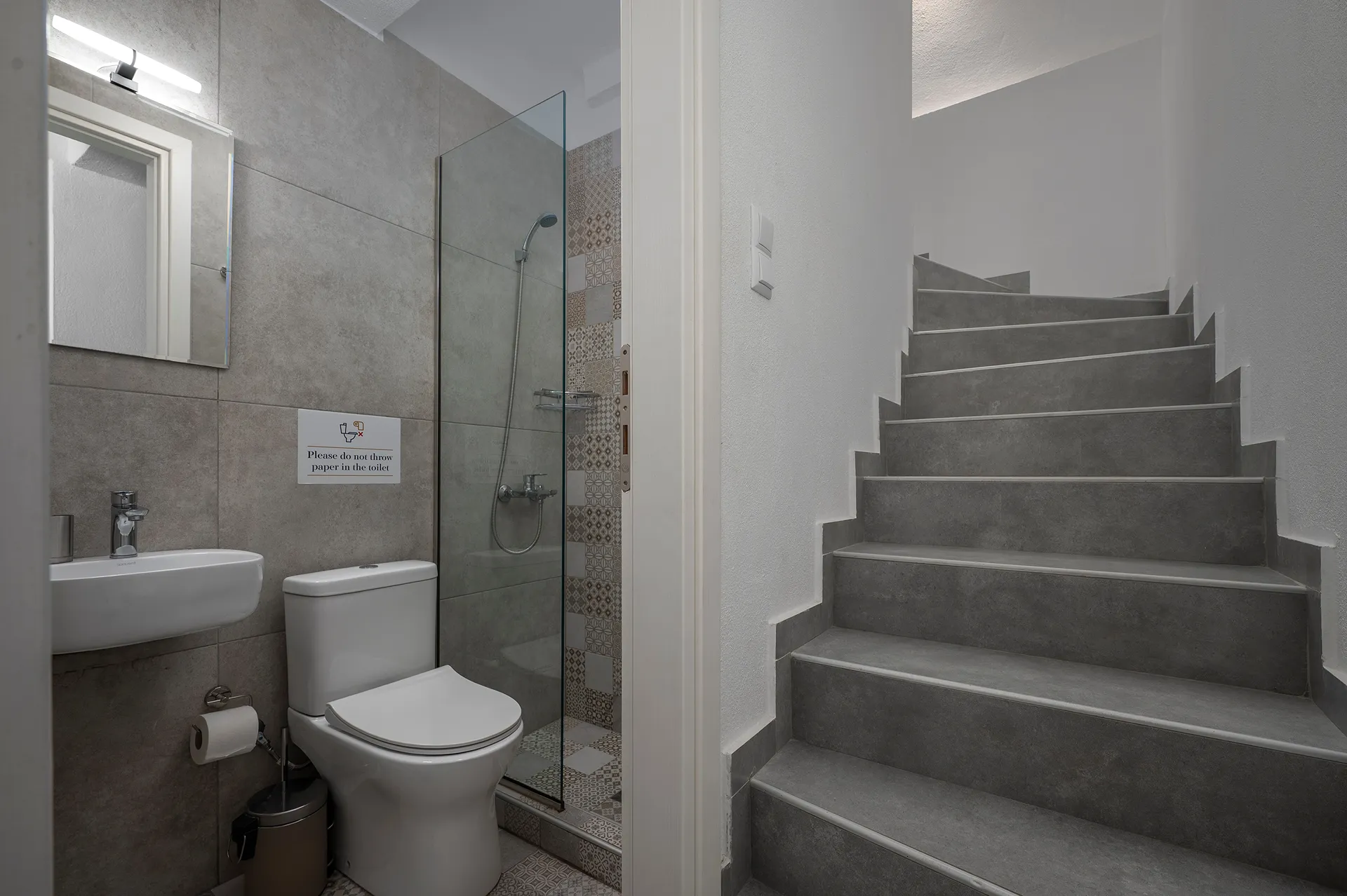 Sea La Vie Villas-Two Level Apartment Dionysos kupatilo